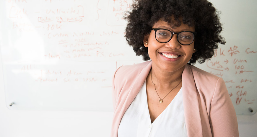 Black woman teacher